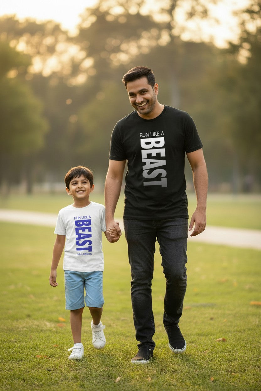 Run Like A Beast Classic Crew Tee - Men